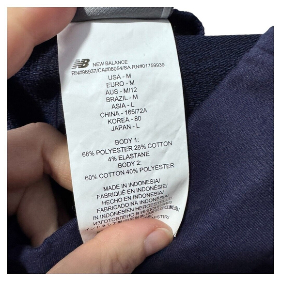 New Balance Training 2 piece Jacket & pants Womens navy blue Full Zip tracksuit - Picture 5 of 6